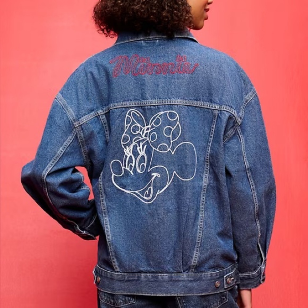 NWT! Old Navy x Disney Oversized Minnie Mouse Jean Jacket